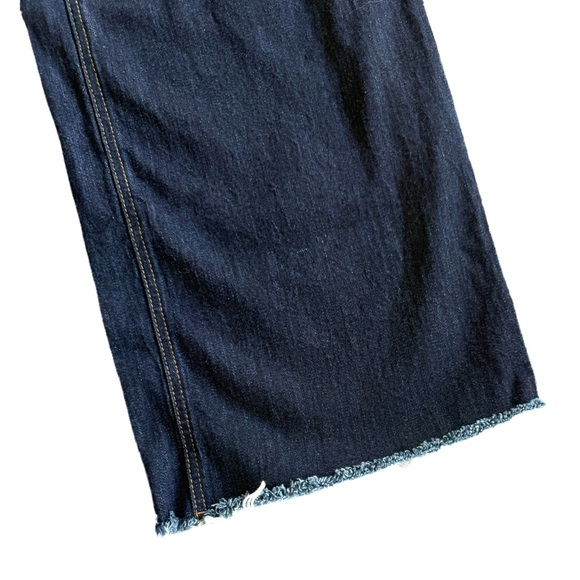 OAT‎ New York Dark Wash Wide Flare Jeans Size 10 - Picture 4 of 7